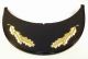 Midway Cap Co. 5 Star Cap - 3 Holes Navy Continental Style Visor